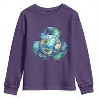 Earth Day Dont Be Trashy Youth Sweatshirt Environmental Awareness Gift