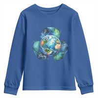 Earth Day Dont Be Trashy Youth Sweatshirt Environmental Awareness Gift
