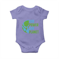 Our Power Our Planet Baby Onesie Earth Day Words Environmentalist Gift