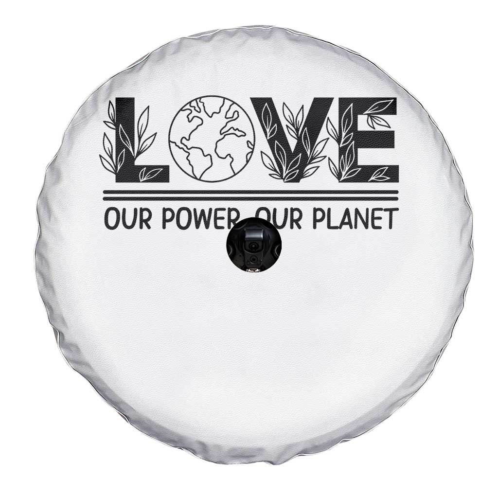 Earth Day 2026 Spare Tire Cover Our Power Our Planet