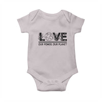 Earth Day 2026 Baby Onesie Our Power Our Planet