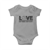 Earth Day 2026 Baby Onesie Our Power Our Planet