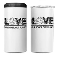 Earth Day 2026 4 in 1 Can Cooler Tumbler Our Power Our Planet