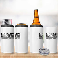 Earth Day 2026 4 in 1 Can Cooler Tumbler Our Power Our Planet