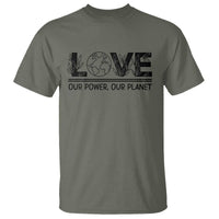 Earth Day 2026 T Shirt Our Power Our Planet