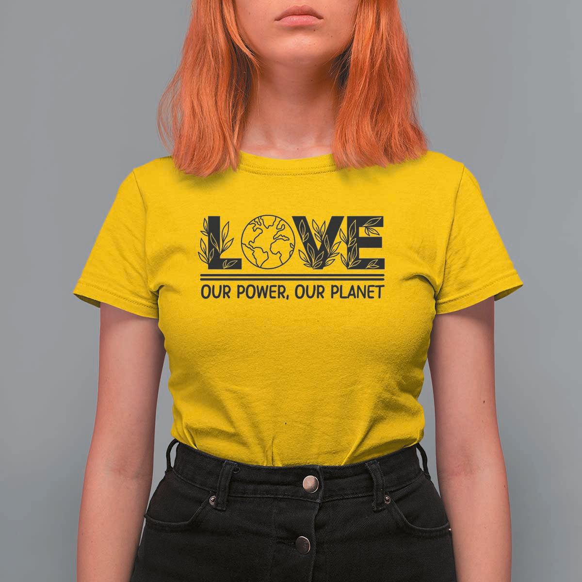 Earth Day 2026 T Shirt For Women Our Power Our Planet