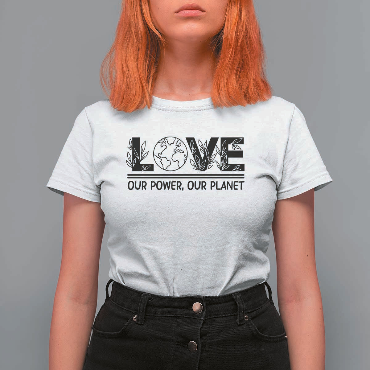 Earth Day 2026 T Shirt For Women Our Power Our Planet