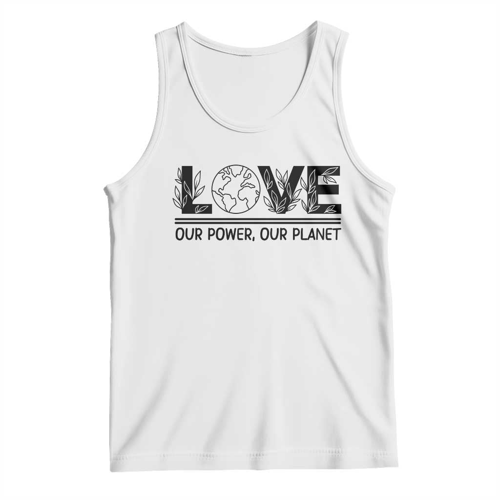 Earth Day 2026 Tank Top Our Power Our Planet