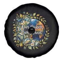 Save The Planet Earth Day Spare Tire Cover Our Power Our Planet