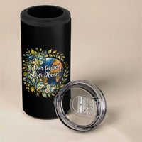 Save The Planet Earth Day 4 in 1 Can Cooler Tumbler Our Power Our Planet