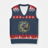 Save The Planet Earth Day V-Neck Knit Sweater Vest Our Power Our Planet