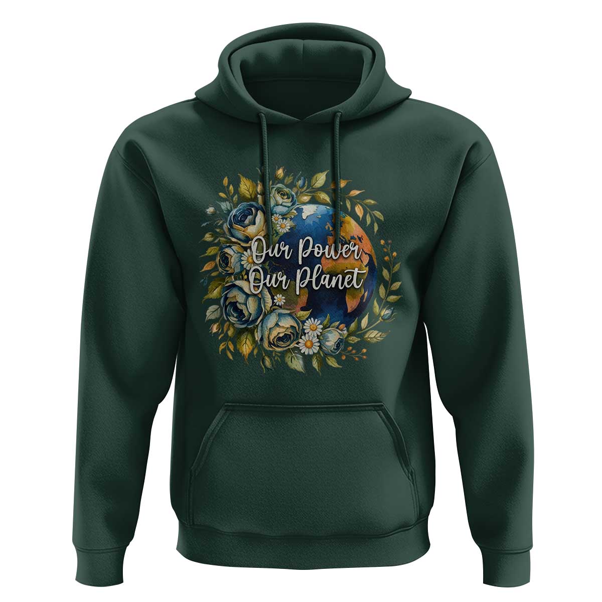 Save The Planet Earth Day Hoodie Our Power Our Planet