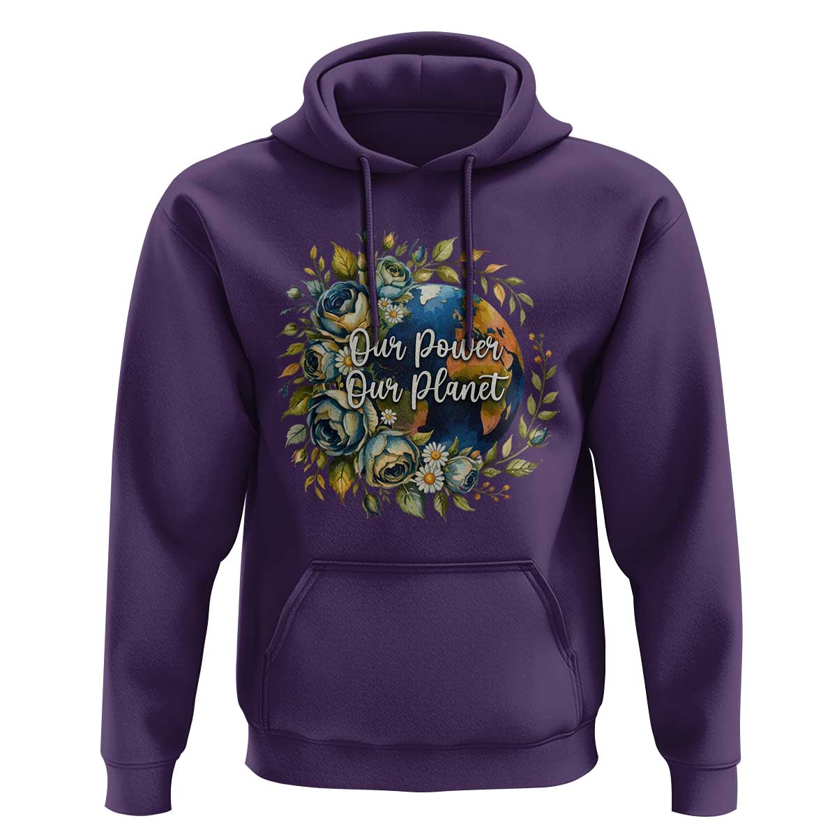 Save The Planet Earth Day Hoodie Our Power Our Planet