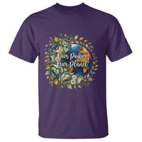 Save The Planet Earth Day T Shirt Our Power Our Planet