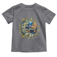 Save The Planet Earth Day Toddler T Shirt Our Power Our Planet