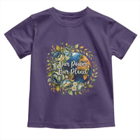 Save The Planet Earth Day Toddler T Shirt Our Power Our Planet