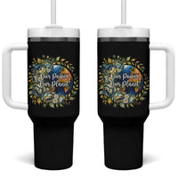 Save The Planet Earth Day Tumbler With Handle Our Power Our Planet