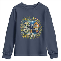 Save The Planet Earth Day Youth Sweatshirt Our Power Our Planet