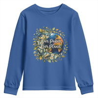 Save The Planet Earth Day Youth Sweatshirt Our Power Our Planet