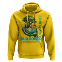 Our Power Our Planet Hoodie Earth Day Nature Lover Gift