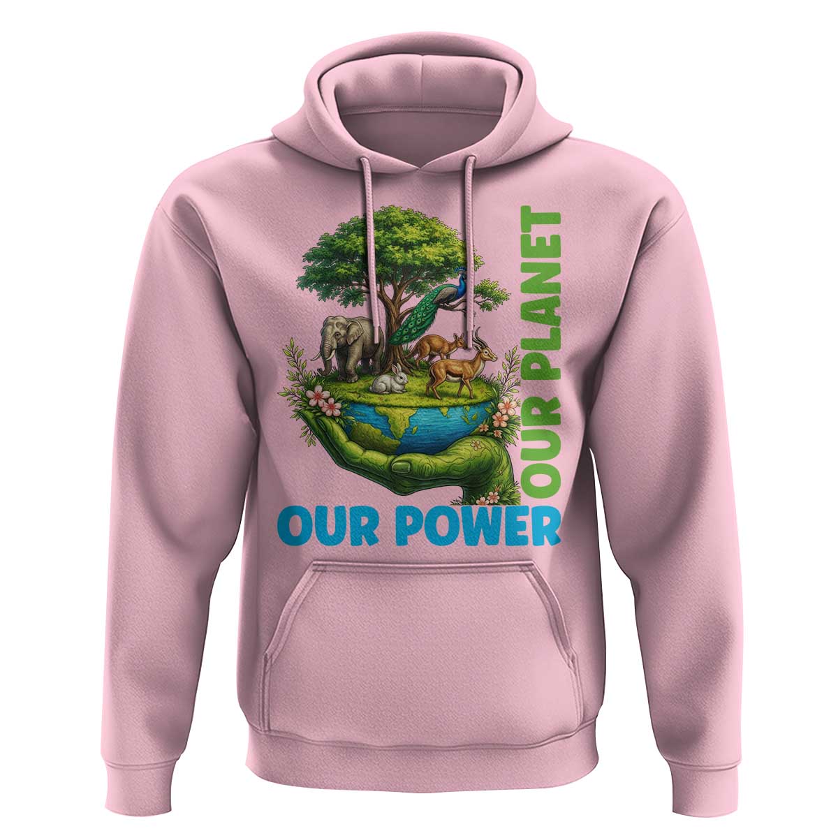 Our Power Our Planet Hoodie Earth Day Nature Lover Gift