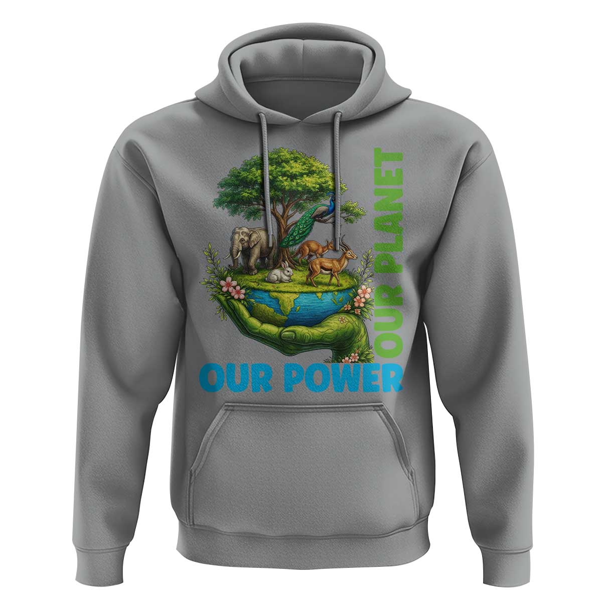 Our Power Our Planet Hoodie Earth Day Nature Lover Gift