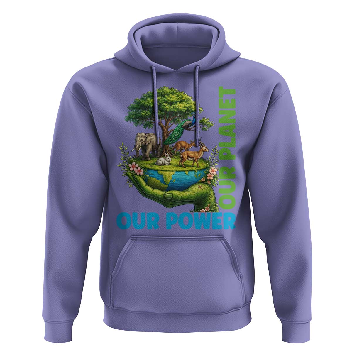 Our Power Our Planet Hoodie Earth Day Nature Lover Gift