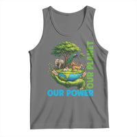 Our Power Our Planet Tank Top Earth Day Nature Lover Gift