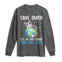 Earth Day Long Sleeve Shirt Save Earth Its The Only Planet With Cats