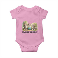 Earth Day Cat Lover Baby Onesie Paws For The Planet