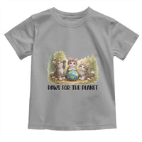 Earth Day Cat Lover Toddler T Shirt Paws For The Planet