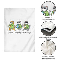 Make Everyday Earth Day Garden Flag Eco Friendly Cat Lover