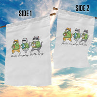 Make Everyday Earth Day Garden Flag Eco Friendly Cat Lover