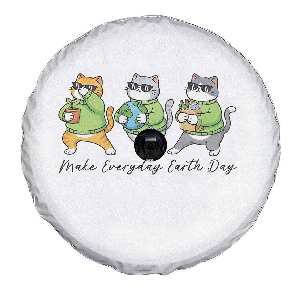 Make Everyday Earth Day Spare Tire Cover Eco Friendly Cat Lover