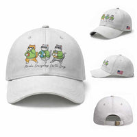 Make Everyday Earth Day Baseball Cap Eco Friendly Cat Lover