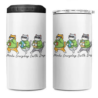 Make Everyday Earth Day 4 in 1 Can Cooler Tumbler Eco Friendly Cat Lover