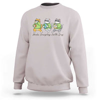 Make Everyday Earth Day Sweatshirt Eco Friendly Cat Lover
