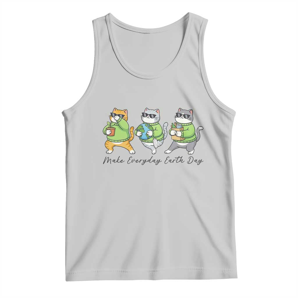 Make Everyday Earth Day Tank Top Eco Friendly Cat Lover