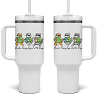 Make Everyday Earth Day Tumbler With Handle Eco Friendly Cat Lover