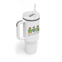 Make Everyday Earth Day Tumbler With Handle Eco Friendly Cat Lover