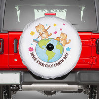 Make Everyday Earth Day Spare Tire Cover Funny Cat Lover Gift