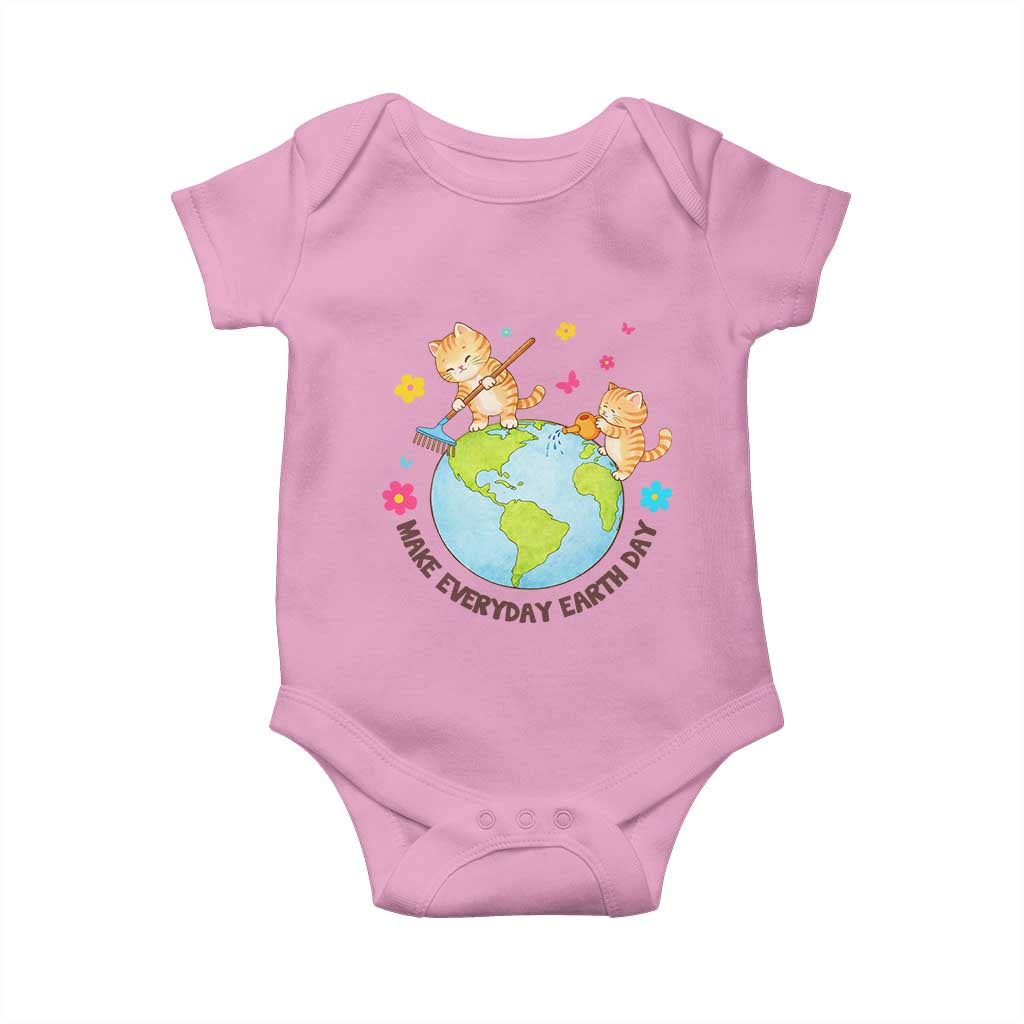 Make Everyday Earth Day Baby Onesie Funny Cat Lover Gift