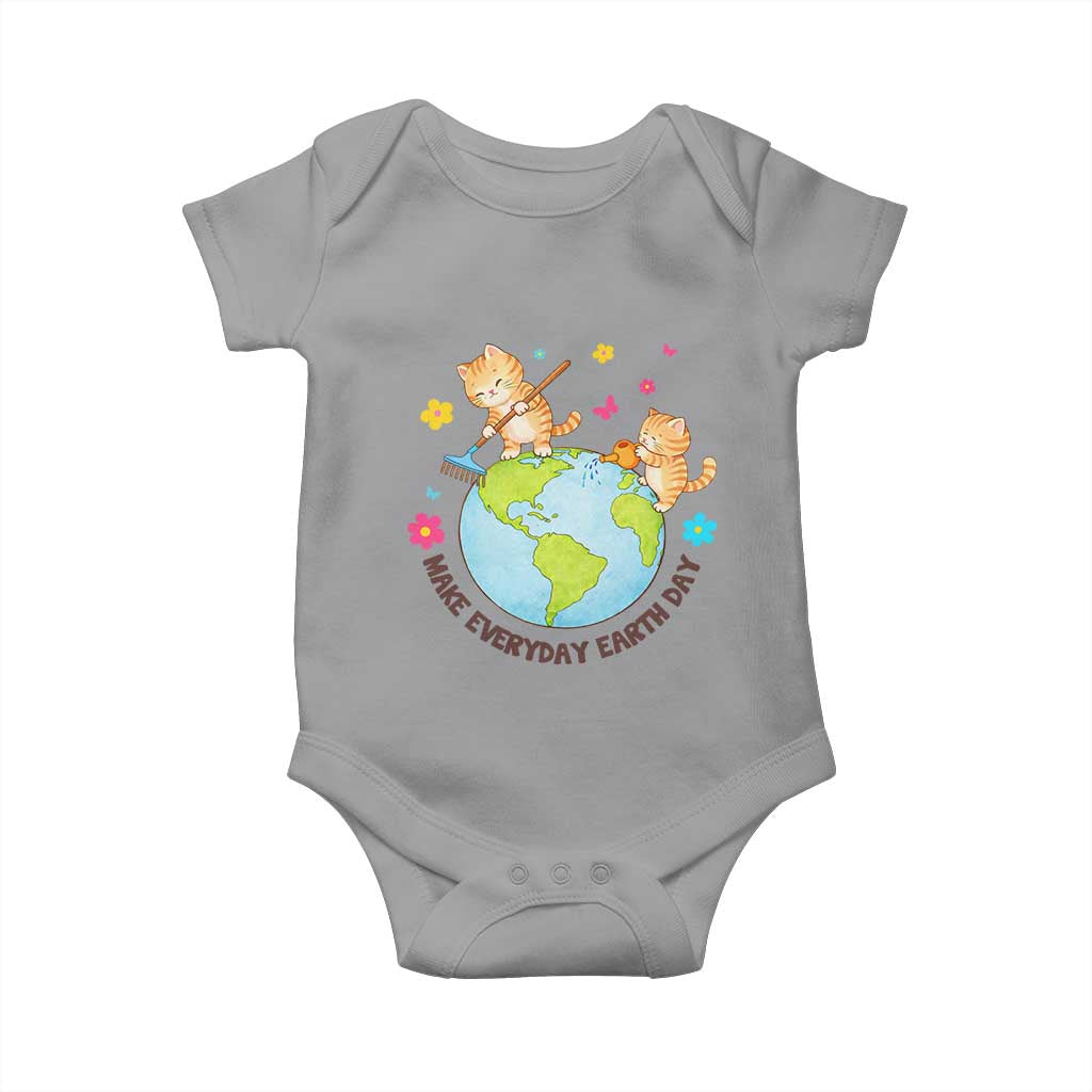 Make Everyday Earth Day Baby Onesie Funny Cat Lover Gift