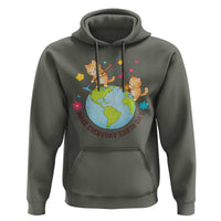 Make Everyday Earth Day Hoodie Funny Cat Lover Gift