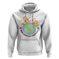 Make Everyday Earth Day Hoodie Funny Cat Lover Gift