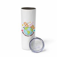 Make Everyday Earth Day Skinny Tumbler Funny Cat Lover Gift