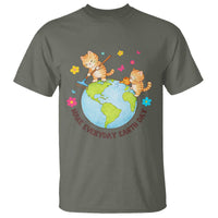 Make Everyday Earth Day T Shirt Funny Cat Lover Gift