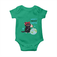 Just A Cat Who Loves The Earth Baby Onesie Earth Day Cat Lover Gift