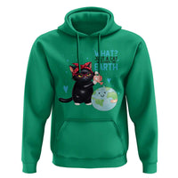 Just A Cat Who Loves The Earth Hoodie Earth Day Cat Lover Gift