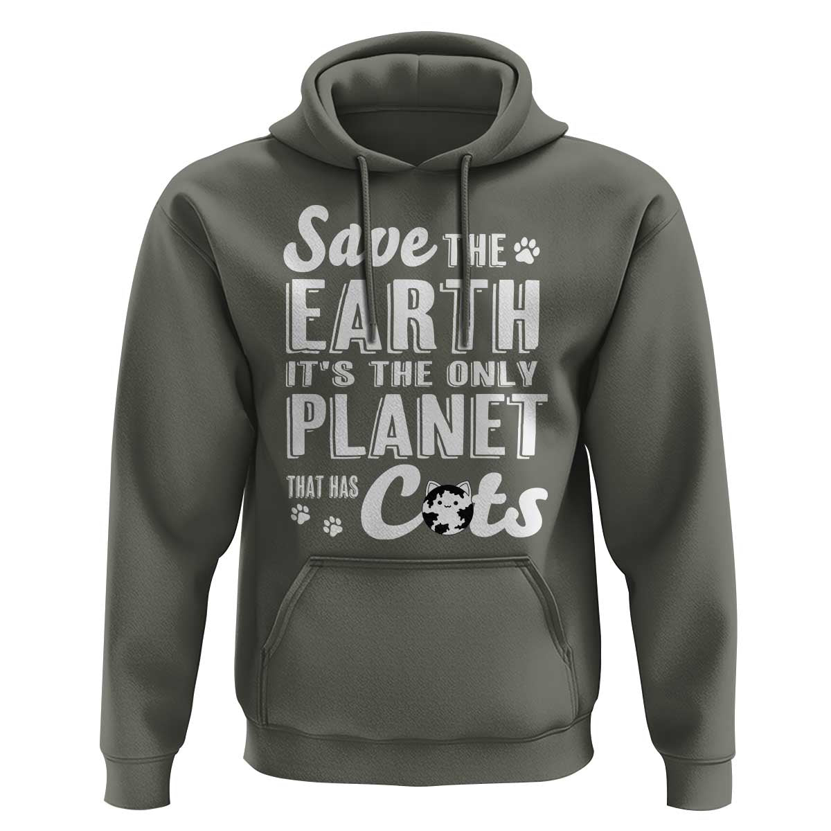 Earth Day Cat Lover Hoodie Save Earth Its The Only Planet With Cats